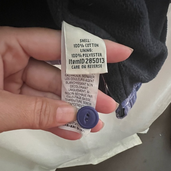 LL Bean Fleece Lined Flannel Shirt - Picture 5 of 5